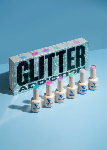 Colección Rubber Base Glitter Addiction