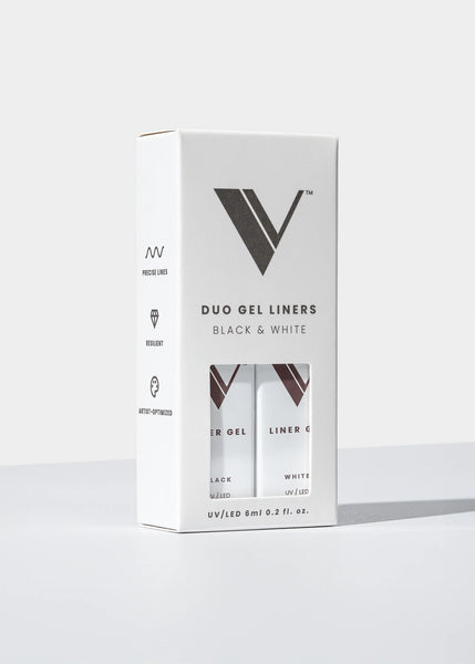 Delineadores de Gel - Paquete Dúo Blanco y Negro