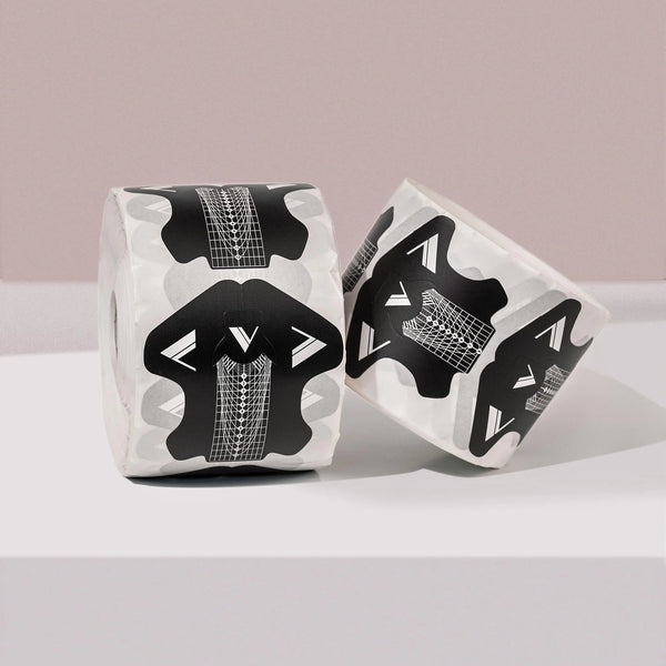Moldes para Uñas - Formas Negro Matte - Kit